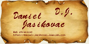 Daniel Jasikovac vizit kartica